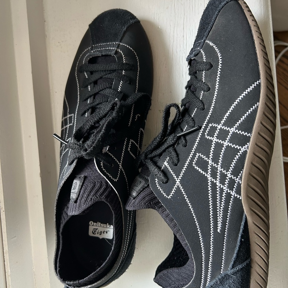 Onitsuka Tiger by Black sock Sneaker with Tan Sole - Picture 3 of 5
